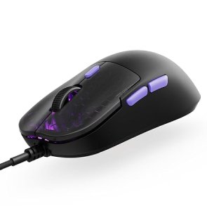 55g Ultra-Lightweight Mouse, Customizable RGB Mouse for Laptop Gaming