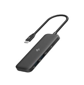 Spigen ArcDock 4-in-1 3.2 Gen 1, Type-C Hub with Multi Port (2 x USB-A 5Gbps, 2 x USB-C 5Gbps)