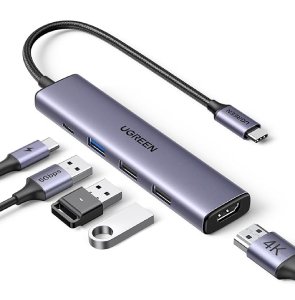 UGREEN Revodok 105 USB C Hub 5 in 1 Multiport Adapter