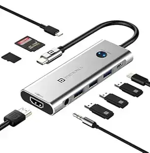 Portronics Mport One USB C Hub Dock (9-in-1)